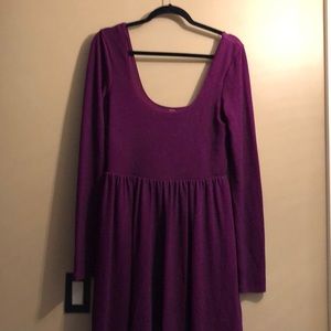 Purple glittery dress